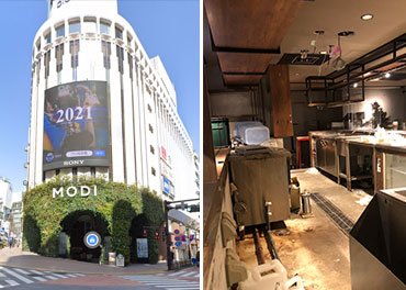 商業施設内カフェ（渋谷）